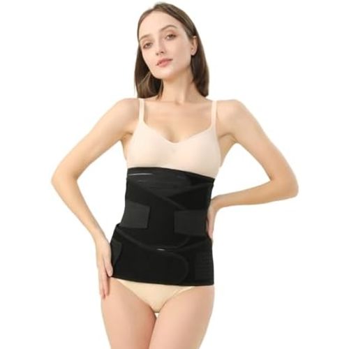 3 in 1 Postpartum Belly Band Post Partum for Women Abdominal Binder Surgery C Section Recovery Stomach Belly Wrap Belt