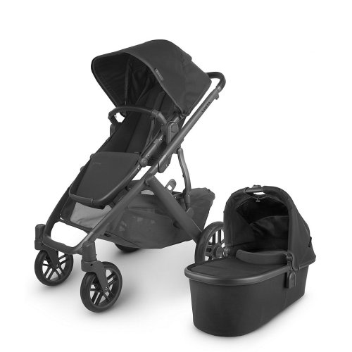 UPPAbaby VISTA V2 Convertible Single-To-Double With Bassinet Stroller System