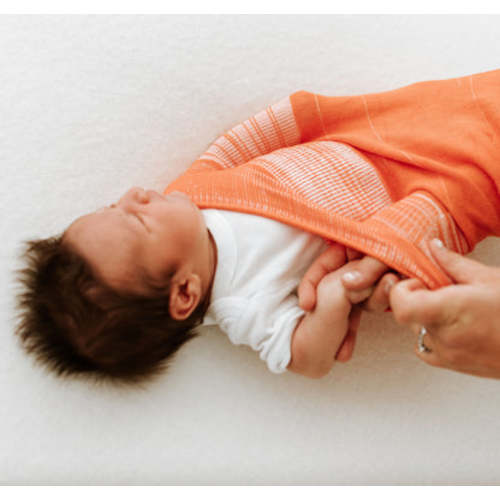 Large- Orange Swaddle Sleep Sack – Swaddelini