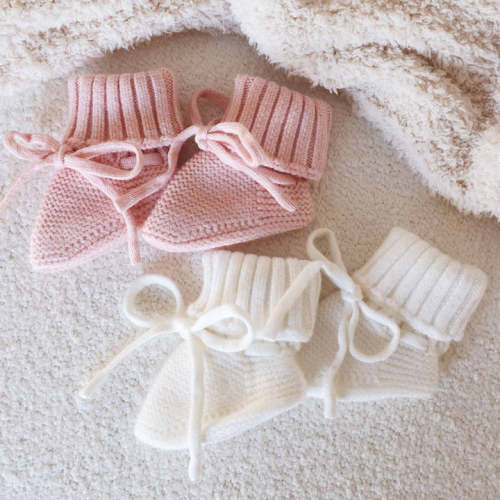 Knit Newborn Bow Beanie | Caden Lane