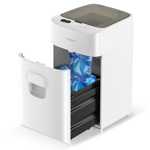 Aroma Room Diaper Pail Anti-Odor, Individually Sealed Odor-Locking, Odor Free Baby Diaper Trash Can, Hands-Free Auto-Packing & Changing Bags