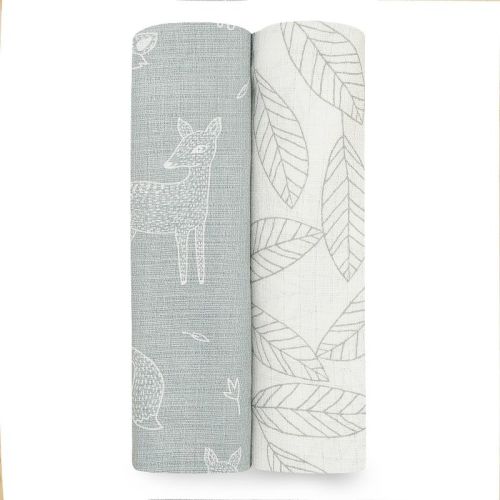 aden + anais Essentials Silky Soft Swaddle Blanket - Cosmic Galaxy - 2pk