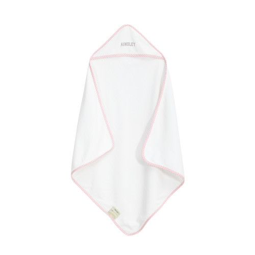 Gingham Baby Hooded Towel & Washcloth Collection