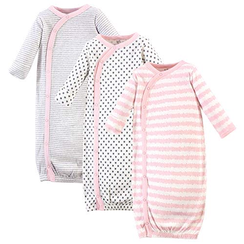 Touched by Nature Baby Girls' Organic Cotton Kimono Gowns