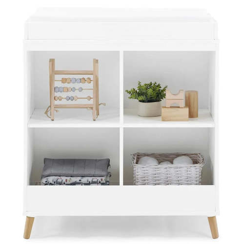 Convertible Changing Table and Bookcase - White
