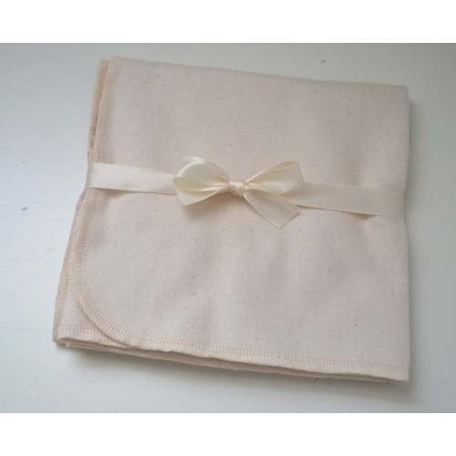 Organic Flannel Receiving or Swaddling Blanket. Organic Cotton Flannel Sheet.  Sewn with Organic Cotton Thread · Handmade in the USA!