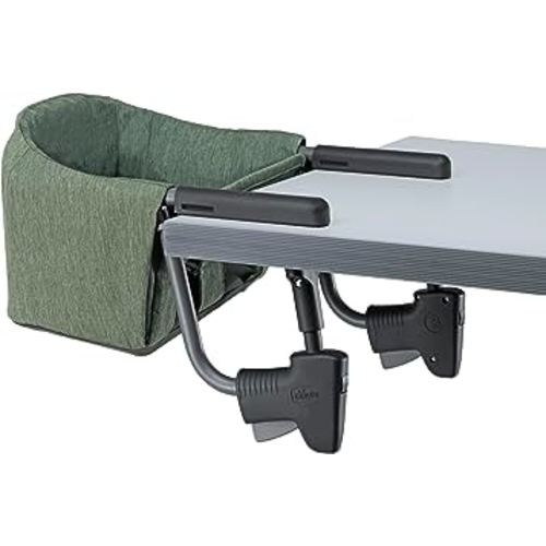 Chicco FastLock Hook-On High Chair, Portable High Chair for Babies and Toddlers, Sets up in Seconds | Moss/Green