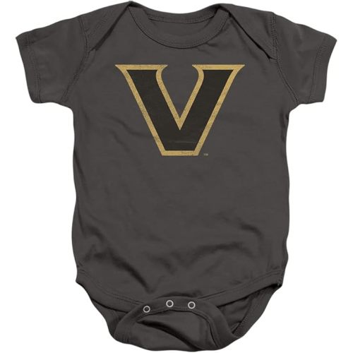 Vanderbilt University Official Distressed Primary Unisex Infant Snap Suit for Baby