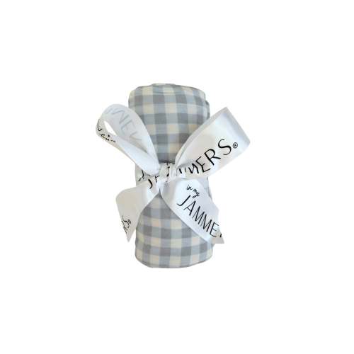 Blue Gingham Swaddle