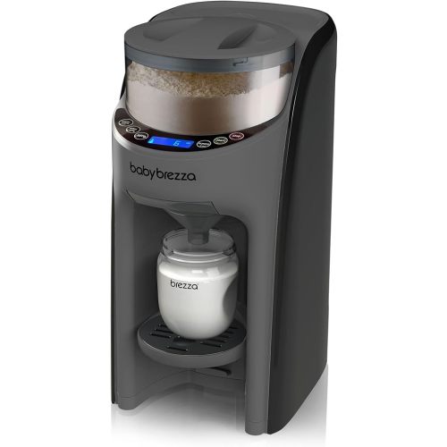 Baby Brezza New and Improved Formula Pro Advanced Formula Dispenser Machine - Automatically Mix a Warm Formula Bottle Instantly - Easily Make Bottle with Automatic Powder Blending, Charcoal