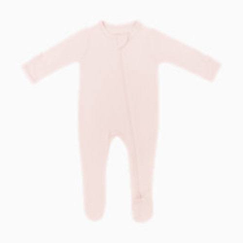 Kyte Baby Zipper Footie - Blush, 0-3 M