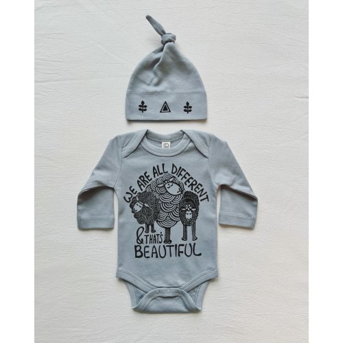 Different is beautiful Baby Organic Bodysuit — Hippie Baby Co