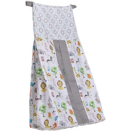 Diaper Stacker Baby Boy Baby Girl Nursery Crib Diaper Storage Organizer Hanging Bag Animal Pattern by JAHbaby (4), 28 X 52