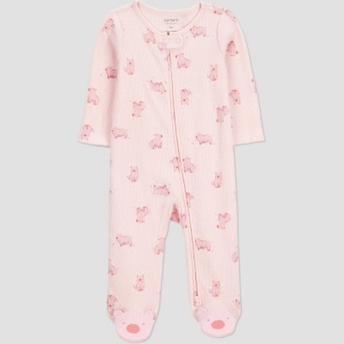 Carter's Just One You® Baby Girls' Farm Pigs Sleep N' Play - Pink Newborn