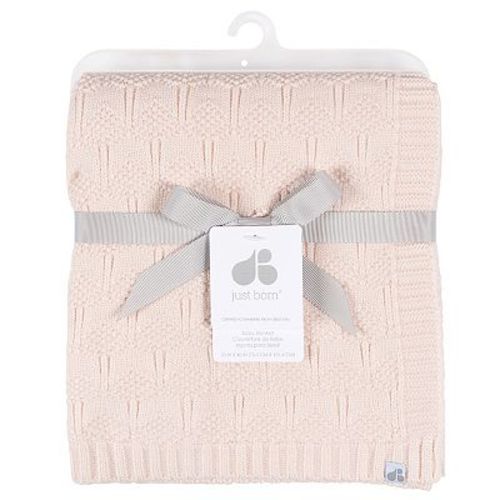 Just Born Baby Sweater Knit Blanket