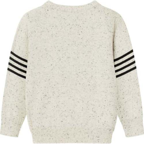 Kids Racecar Sweater, Oatmeal - Andy & Evan | Maisonette