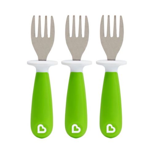 Munchkin 3pk Raise Toddler Forks Blue