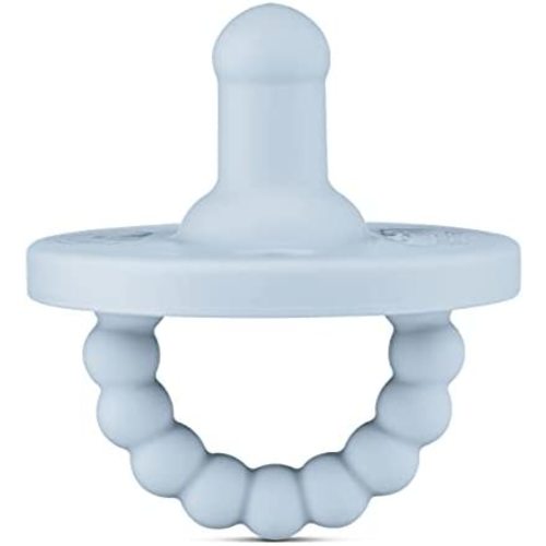 Ryan & Rose Cutie PAT Pacifier Teether (Stage 1, Blue)