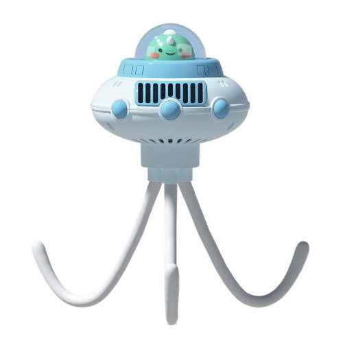 JHIALG Portable Stroller Fan, Battery Powered Fan Clip On, Baby Stroller Fan, 360° Rotate 3 Speed Rechargeable Flexible Tripod Better Baby Stroller Cooling Fans for Cars Seat Crib Travel U6U1