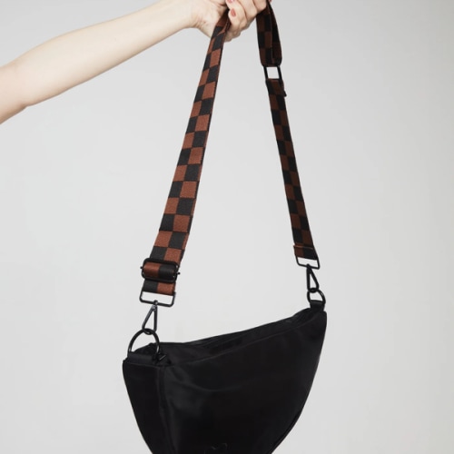 Black Crossbody Compact Diaper Bag | Sling Diaper Bag | citymouse