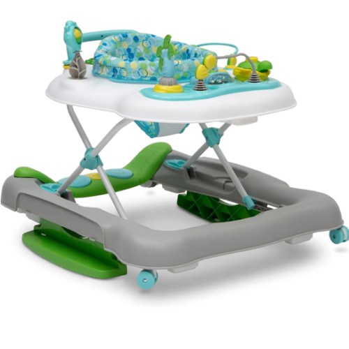 Delta Children 4-in-1 Discover & Play Musical Walker, Bubbly