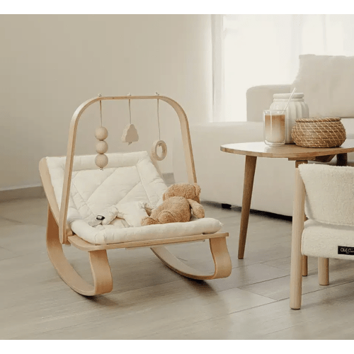 LEVO Baby Rocker in natural wood – Charlie Crane Paris
