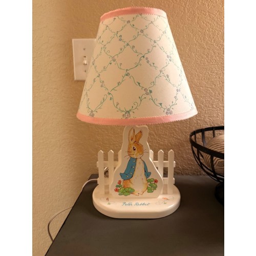 peter rabbit lamp vintage
