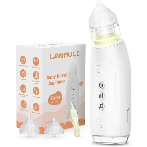 Electric Nasal Aspirator for Baby, MOMTORY Baby Nose Sucker, Baby