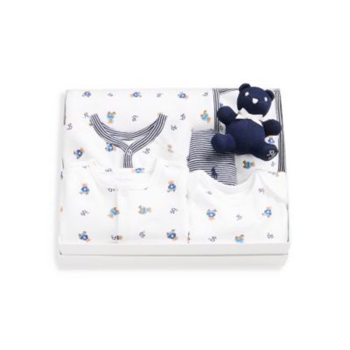 Boys' Polo Bear Cotton 7 Piece Gift Set - Baby
