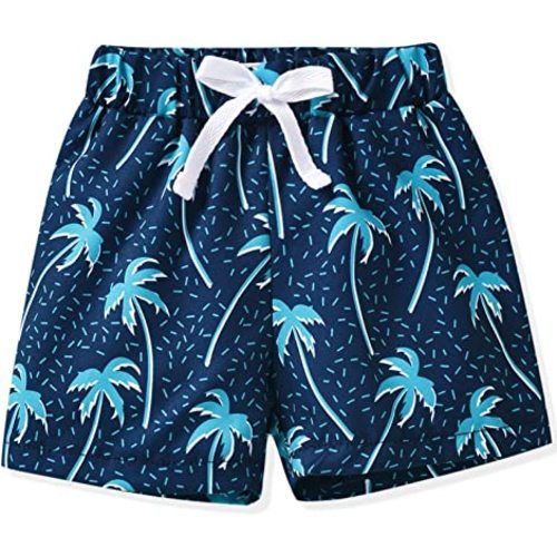 Aalizzwell Swim Trunks for Toddler Infant Baby Boys with Lining