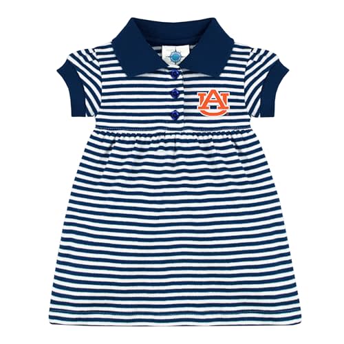 Creative Knitwear College Baby Polo Dress w/Bloomer - Team Logo, Multiple Colors, for Baby Girls (0-12 Months)