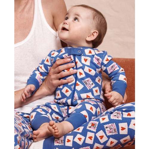 Baby Peanuts Valentine's 2-Way Zip Sleeper | Hanna Andersson