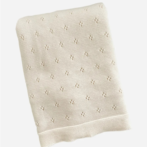 Cotton Heirloom Pique Blanket