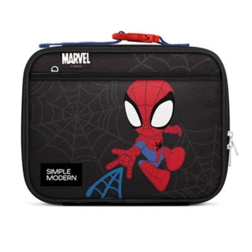 Simple Modern Hadley Classic Molded Lunch Bag - Spidey Kid: Zipper Closure, Polyester
