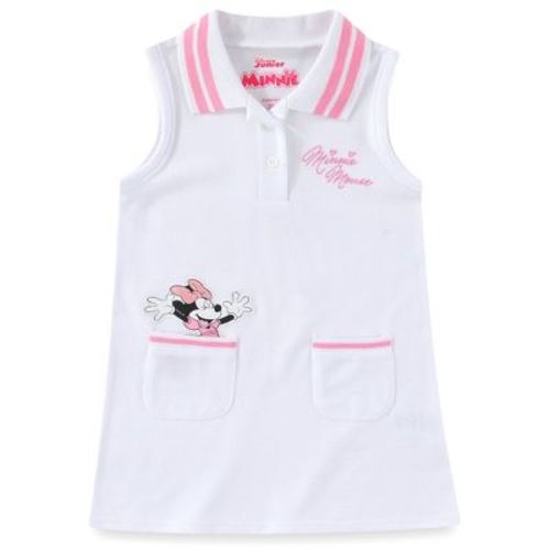 Disney Minnie Mouse Girls Collar Dress for Toddler and Big Kids