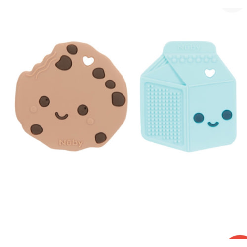 Milk 'n Cookies Silicone Teethers (2 Pack)
