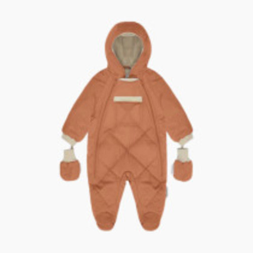 7AM Enfant Benji Snowsuit Bebe - Spice Quilted, 6-12 M