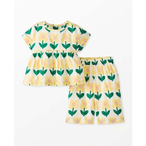 Baby Poplin Shirt & Culottes Set | Hanna Andersson