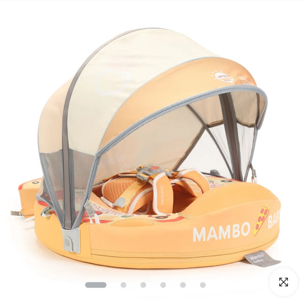 Mambobaby Swim Float Pizza Orange – Mambobaby Shop