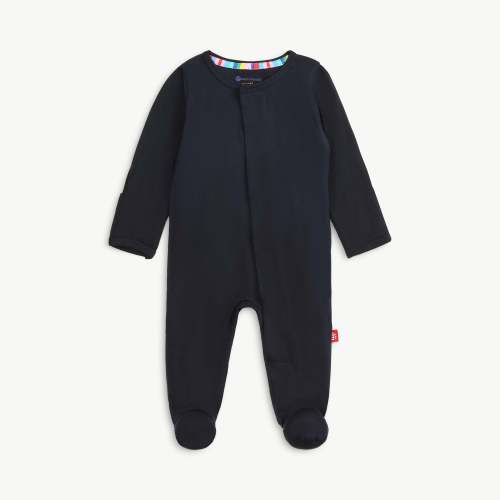 onyx jet black solid modal magnetic parent favorite footie