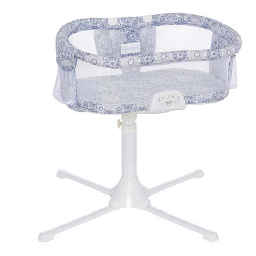 Halo Bassinet Luxe Series in Blue Medallion