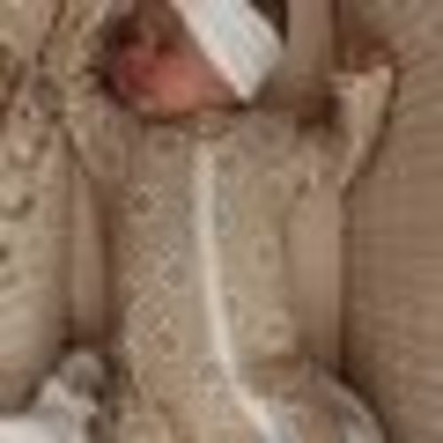 Daisy Pop Biscotti / Organic 2-Way Zip Romper - 18 - 24 mo.