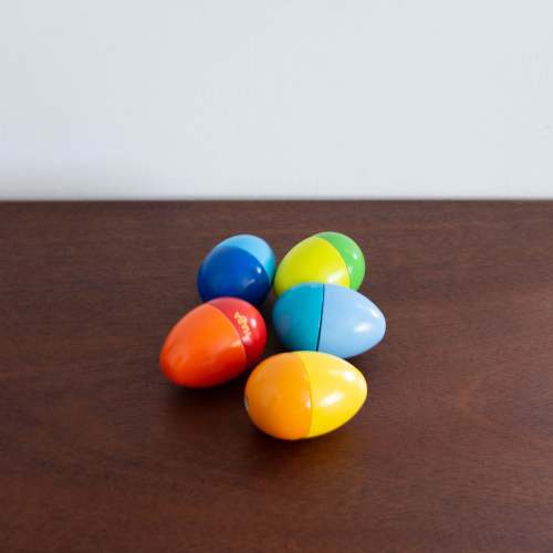 Wooden Colorful Egg Shakers