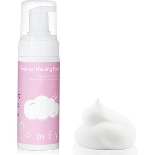PurComfy Perineal Soothing Foam for Postpartum Care, Cooling Postpartum Foam with Camellia Japonica Extract for After Birth, 5 Fl Oz