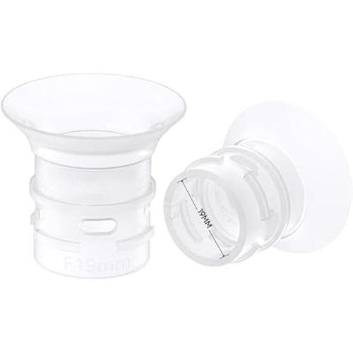 eufy Original 19mm Sizing Inserts (2-Pack) for Wearable Breast Pump S1/S1 Pro/E10, Silicone Sizing Inserts, Easy to Install and Use, Comfortable and Precise Fit for Better Suction