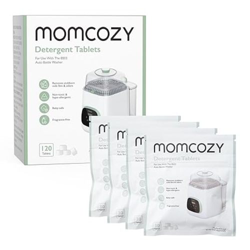 Momcozy Official Detergent Tablets for Momcozy Bottle Washers, 120 Tablets