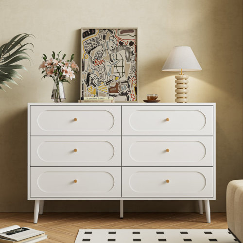 Ebern Designs 47.2" W 6 - Drawer Dresser & Reviews | Wayfair