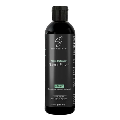 Colloidal Silver w/Nano Technology - 32ppm 8oz - 8X More Effective - Natural Immune Support - Save The Sick Days - Ages 5 & Up - Outperforms Higher PPM Silvers - No Taste & Smell - 3rd Party Tested