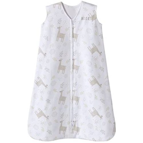 HALO Sleepsack 100% Cotton Wearable Blanket, TOG 0.5, Llama Sand, Size Medium