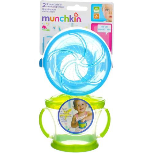 Munchkin 2 Pack Snack Catcher - Assorted Colors